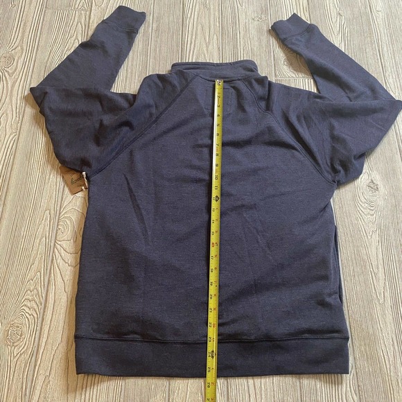 Legacy Casual Apparel West Virginia 1/4 Zip Pullover Mens M Blue Pockets NWT - Picture 12 of 12